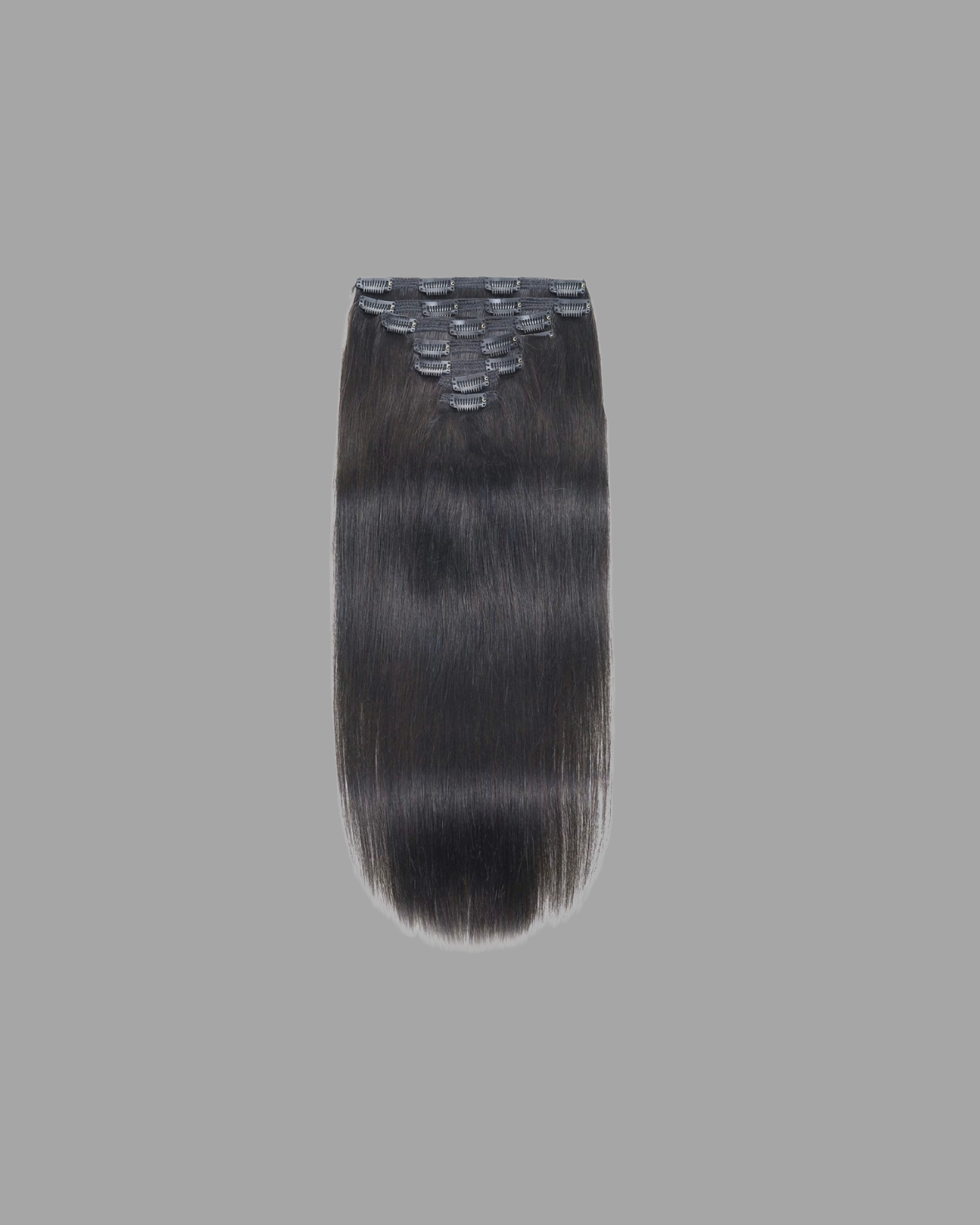 18” Virgin Straight Clip-ins
