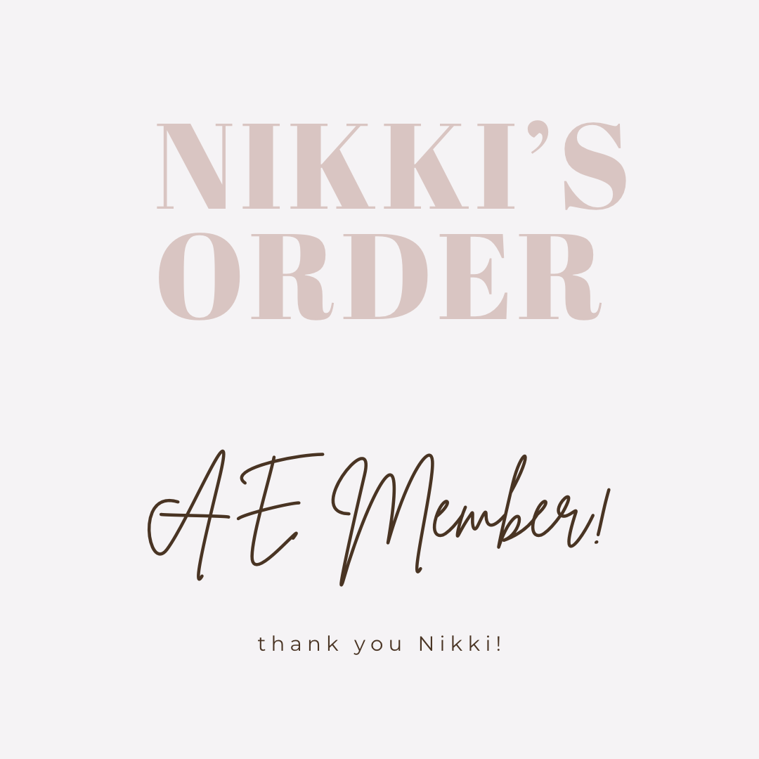 Nikki’s Order